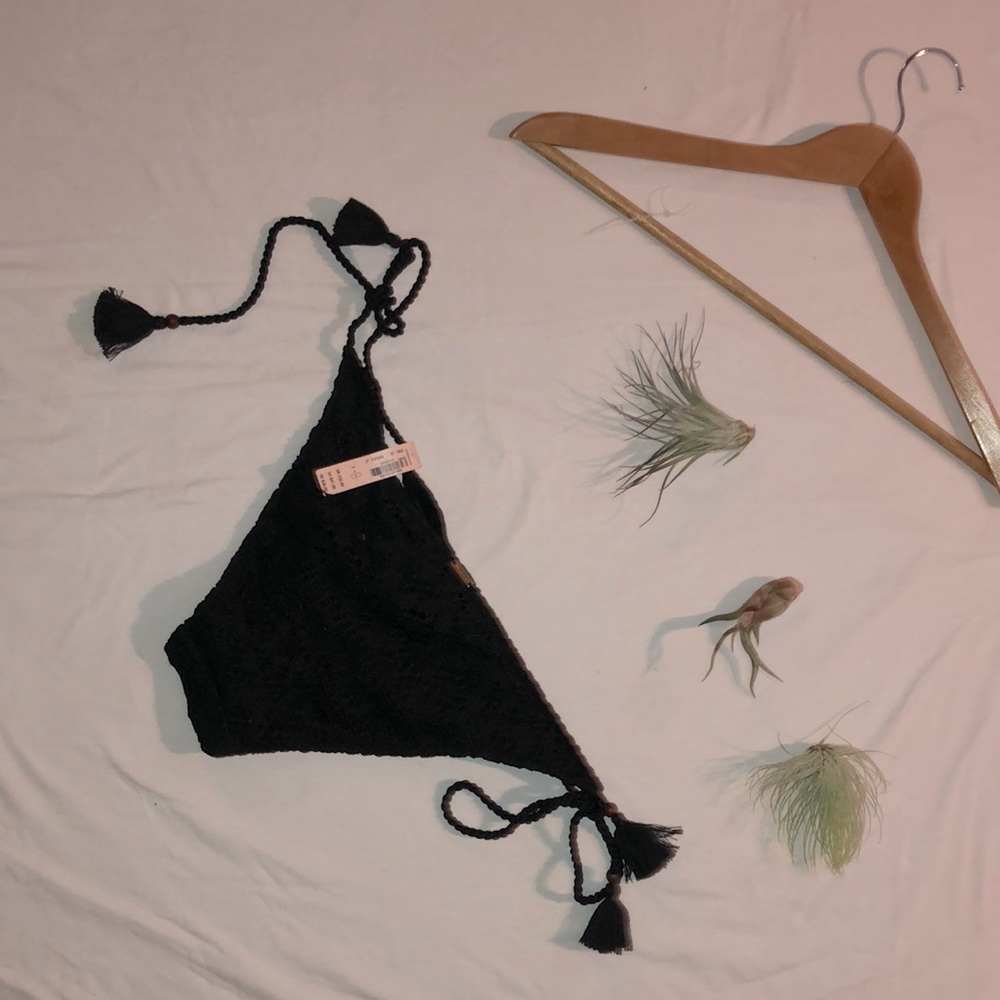 Black lace Victoria secret bathing suit bottoms